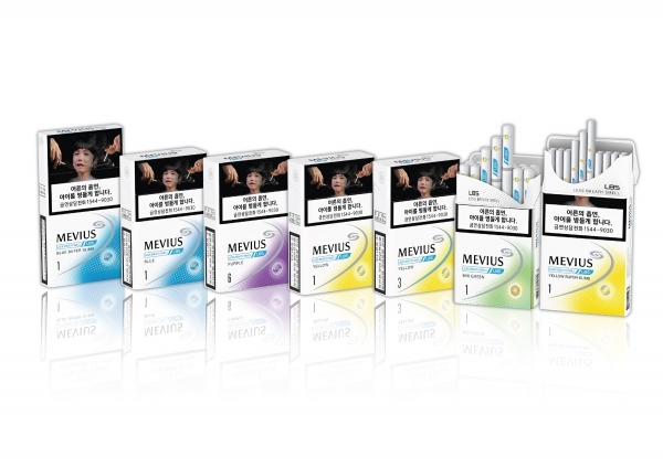 세계 선두의 담배·전자담배 기업 JTI코리아는 흡연자들의 다양한 선택을 위해 입에서 나는 담배 냄새를 줄여주는 LBS(Less Breath Smell) 라인의 신제품으로 '메비우스(MEVIUS) LBS 옐로우 수퍼슬림 1㎎'을 전국 출시한다고 밝혔다. 사진=JTI코리아