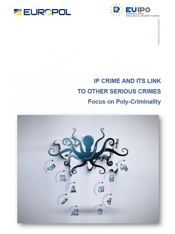 유럽 지식재산청(EUIPO)은 지난달 10일 유럽형사경찰기구인 유로폴(Europol)과 공동으로 'IP 범죄와 중대범죄와의 연관성: 다중 범죄에 관하여(IP crime and its link to other serious crimes: Focus on Poly-Criminality)' 보고서를 발표했다고 한국지식재산연구원(이하 연구원)이 전했다.