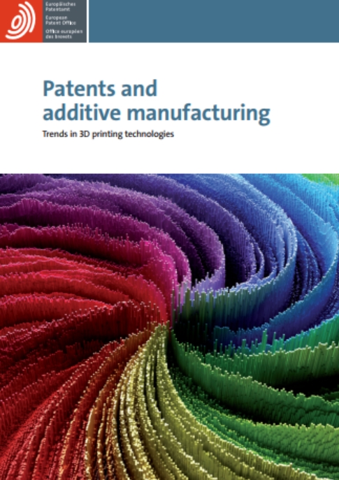 유럽 특허청(EPO)은 지난달 13일 ‘특허와 적층가공기술 – 3D 프린팅 기술의 트렌드(Patents and additive manufacturing-Trends in 3D printing technologies)’ 보고서를 발표했다. 그림=유럽 특허청 홈페이지 캡처