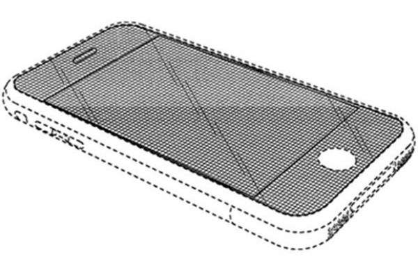 미국특허청이 2015년 8월 5일 무효화시킨 아이폰의 둥근모서리 관련 디자인특허(D618,677). 사진=미국특허청 홈페이지 캡처