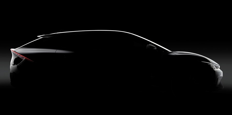 기아가 9일 전용 전기차 EV6의 티저 이미지를 최초로 공개했다.