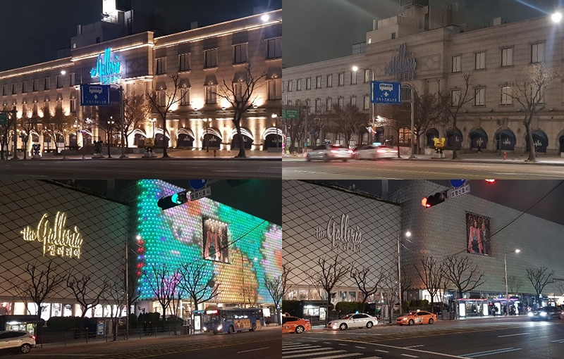 지난 2019년 지구촌 전등 끄기 캠페인 ‘어스아워’에 참여했던 갤러리아명품관 모습. 사진=갤러리아백화점 제공