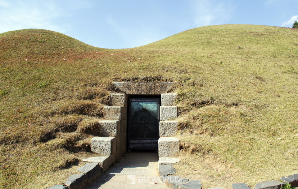 무령왕릉 입구. 사진=손진석 기자