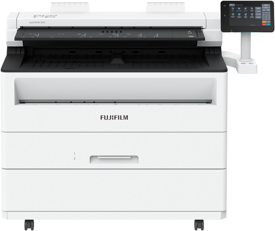 한국후지필름비즈니스이노베이션㈜(한국후지필름BI)가 최적의 출력 화질과 편리한 조작 및 강력한 보안 기능으로 엔지니어링과 일반 오피스 업무를 광범위하게 지원하는 와이드 포맷 디지털 복합기 ‘아페오스와이드 3030(ApeosWide 3030)’을 최근 출시했다고 23일 밝혔다. 사진=한국후지필름비즈니스이노베이션