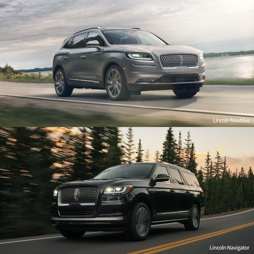 링컨 노틸러스와 내비게이터. 사진=포드코리아