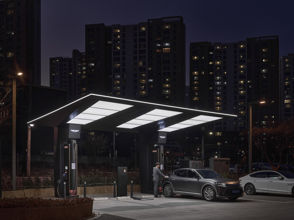 제네시스, EV 충전소. 사진=제내시스