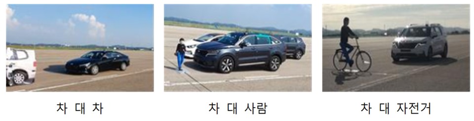 비상자동제동장치 작동 조건. 자료=국토교통부