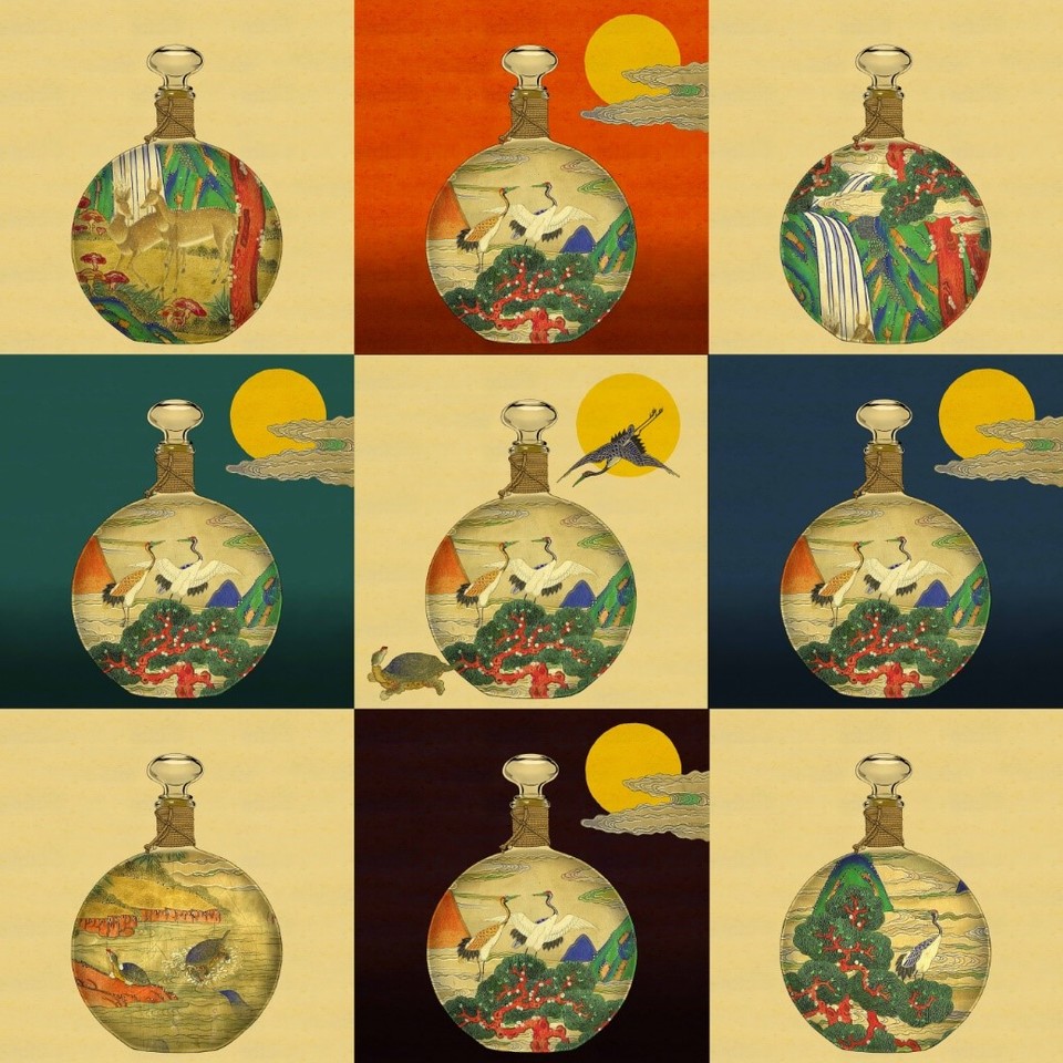 블록체인 기반 주류 IP 플랫폼 스타트업 '주크박스'가 문경 오미나라와 함께 출시하는 우리나라 주류업계 최초의 NFT ‘고운달 마스터블렌더스 에디션 NFT’ 디자인 예시.  사진=주크박스