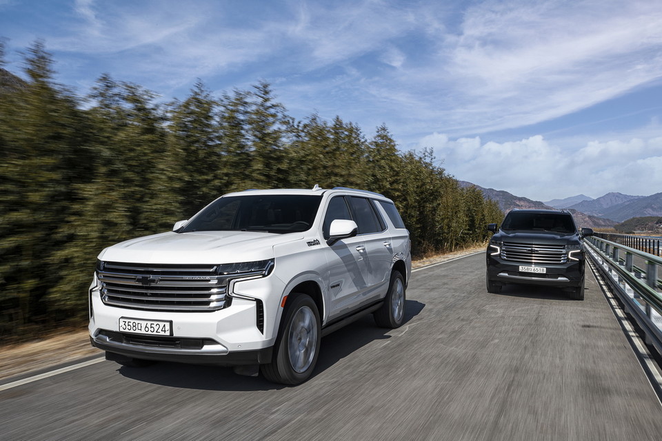 타호 주행모습. 사진=쉐보레