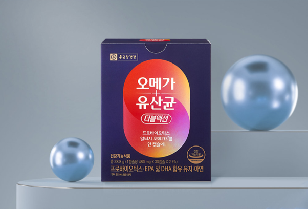 종근당건강은 오는 29일 GS홈쇼핑 방송을 통해 ‘종근당건강 오메가유산균 더블액션’의 판매를 진행한다. 사진=종근당건강