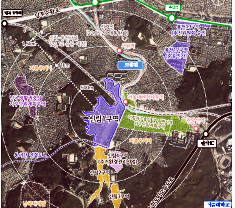 재정비촉진구역 위치도 사진=서울시의회