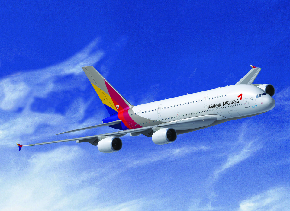 아시아나항공 A380 항공기. 사진=아시아나항공.