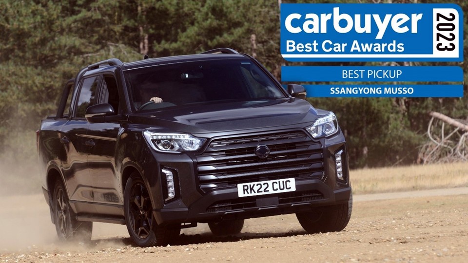 쌍용차 뉴 렉스턴 스포츠가 영국 자동차 전문지 카바이어(Carbuyer)로 부터 2023년 Best car 부문의 ‘최고의 픽업(Best Pick-up)’에 선정됐다. 사진=쌍용자동차