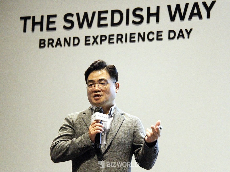 이만식 볼보자동차 전무가 볼보차에 보여준 소비자들의 신뢰에 보답하기 위해 노력하고 있다고 말했다. 사진=손진석 기자