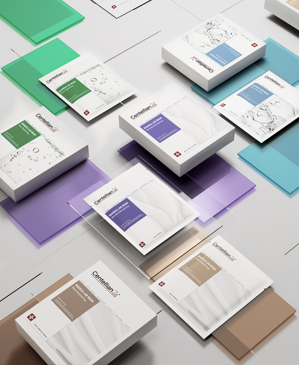 마데카랩 마스크 4종. 사진=센털리안24