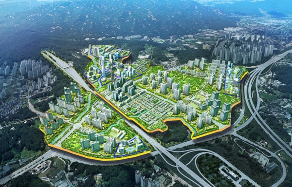 과천지식정보타운 조감도. 사진=과천시