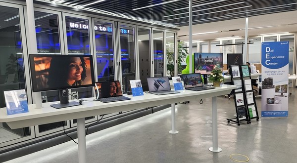 다올티에스는 지난해 매출이 전년 대비 33% 성장한 2100억원을 돌파했다고 밝혔다. 사진은 다올티에스 내 델 체험센터(DEC).  사진=다올티에스