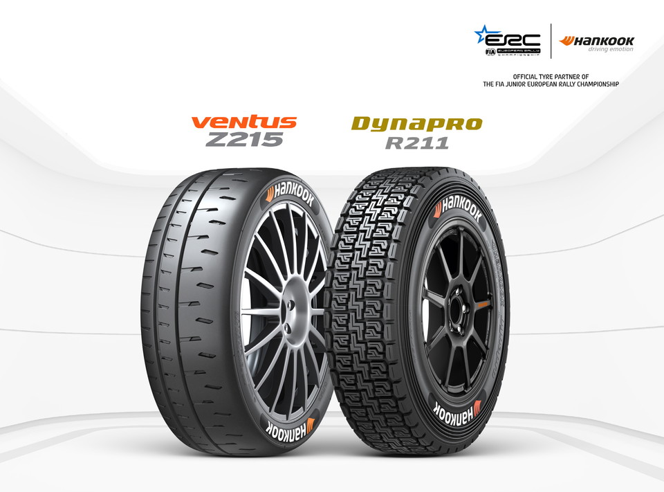 한국타이어의 벤투스 Z215, 다이나프로 R211. 사진=한국타이어