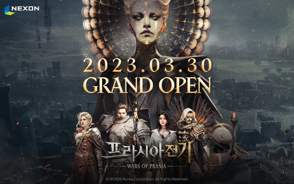 ㈜넥슨이 30일 자체 개발한 MMORPG '프라시아 전기'를 정식 출시했다. 사진=㈜넥슨