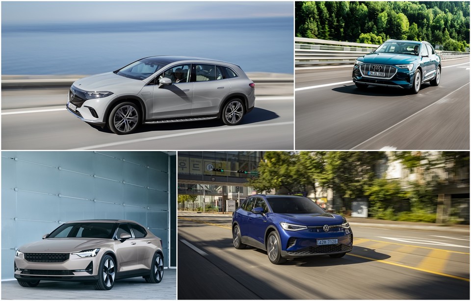 기후산업국제박람회에 참가하는 KAIDA 회원사 차량들. 사진=KAIDA.