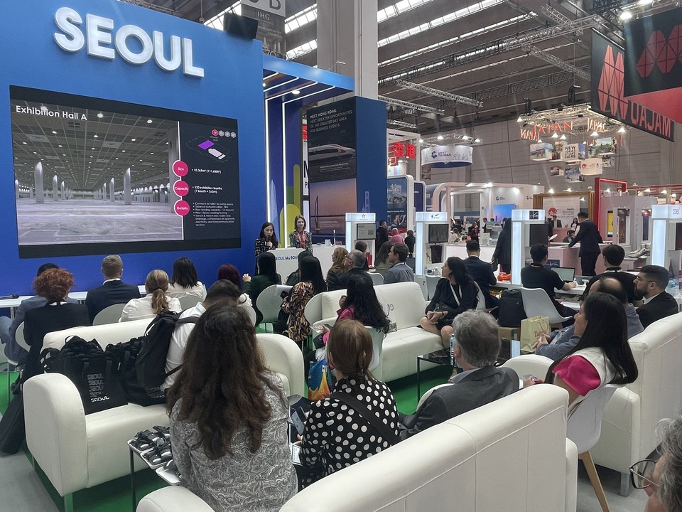 유럽 최대 MICE 전시회 IMEX 서울 홍보관 전경. 사진=서울관광재단