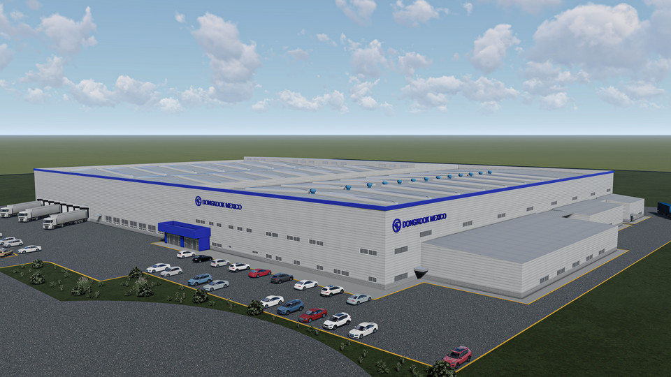 KBI동국실업의 멕시코 공장 확장 조감도. 사진=KBI동국실업