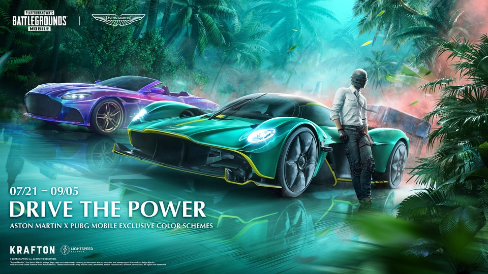㈜크래프톤이 애스턴마틴과 파트너십을 맺고 '배틀그라운드 모바일' 업데이트를 진행했다. 사진=㈜크래프톤