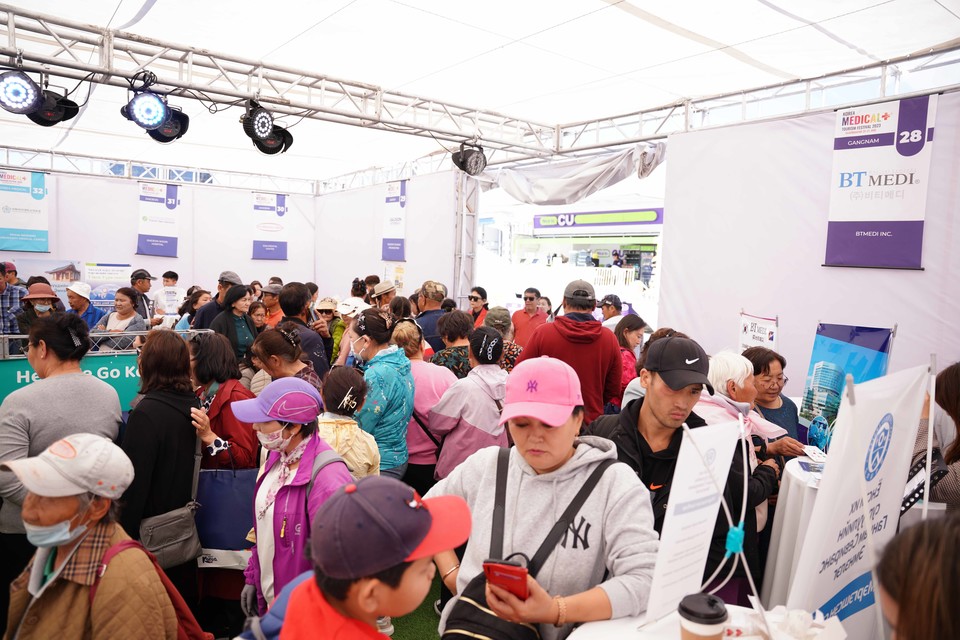 몽골 울란바토르 한국 의료관광대전 현장. 사진=한국관광공사
