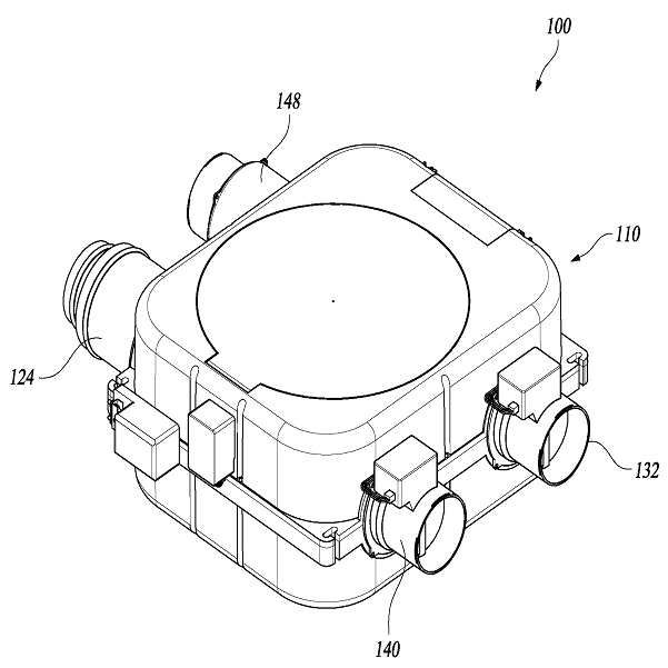 GS건설의 실내 환기장치에서 열교환기. 그림=키프리스