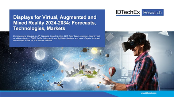 글로벌 시장 조사 기관 ‘아이디테크엑스(IDTechEx)’는 ‘가상, 증강, 혼합현실용 디스플레이 기술 및 시장 전망 2024-2034(Displays for Virtual, Augmented and Mixed Reality 2024-2034: Forecasts, Technologies, Markets)' 리포트를 통해 가상, 증강, 혼합현실용 디스플레이 시장은 앞으로 10년 동안 연평균 11% 의 성장률을 보이며, 2034년에는 46달러 규모의 시장으로 성장할 것으로 전망했다. 사진=아이디테크엑스