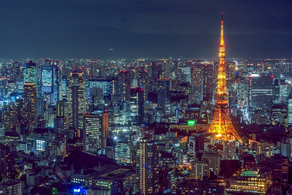 일본 도쿄 야경(사진=Pexels)