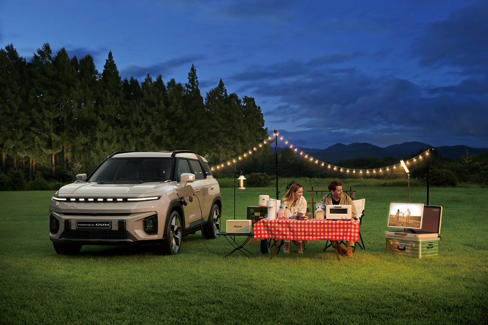 토레스 EVX 캠핑 컨셉트. 사진=KG 모빌리티