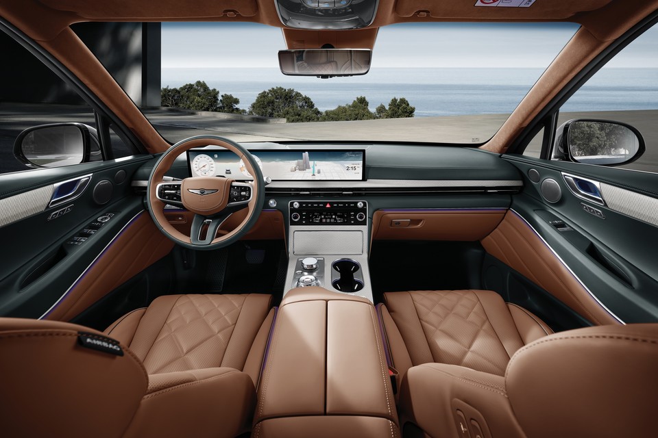 GV80 실내. 사진=제네시스 브랜드