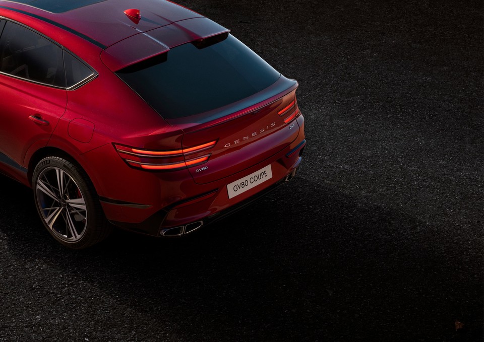 GV80 쿠페 뒷모습. 사진=제네시스 브랜드