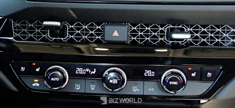 센터페시아 공조조절장치. 사진=손진석 기자