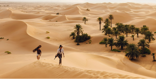 아부다비 사막. 사진=아부다비관광청