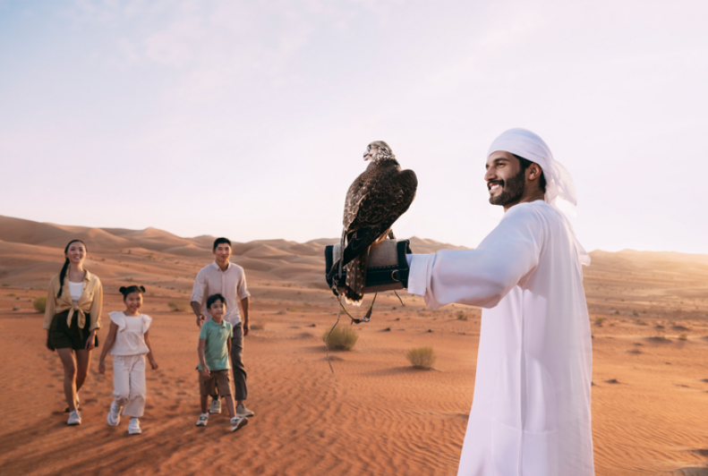 리와사막에서의 체험. 사진=아부다비 관광청
