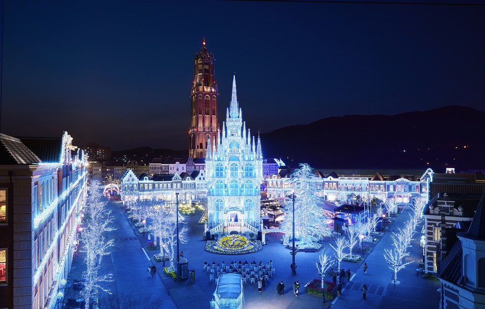 하우스텐보스 일루미네이션. 사진=노랑풍선