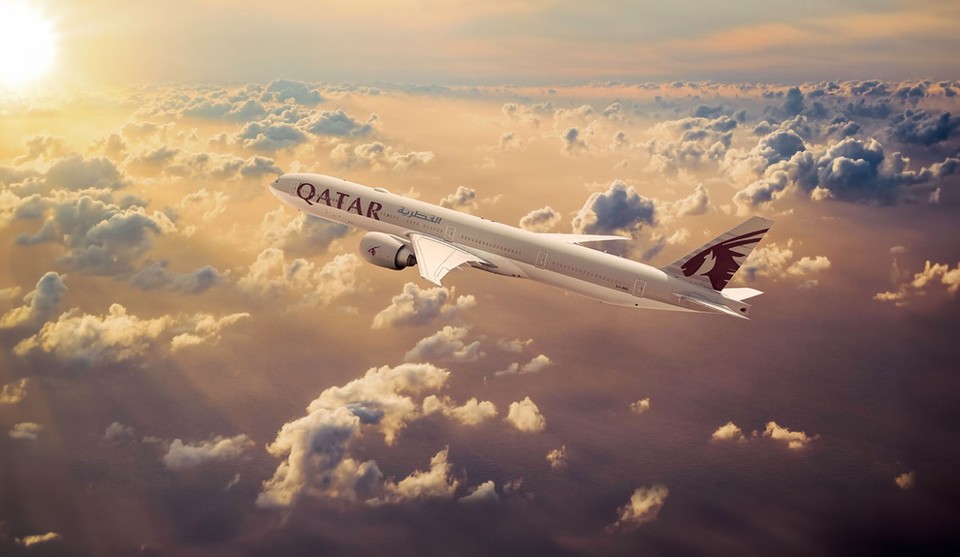 카타르항공 B777 항공기. 사진=카타르항공