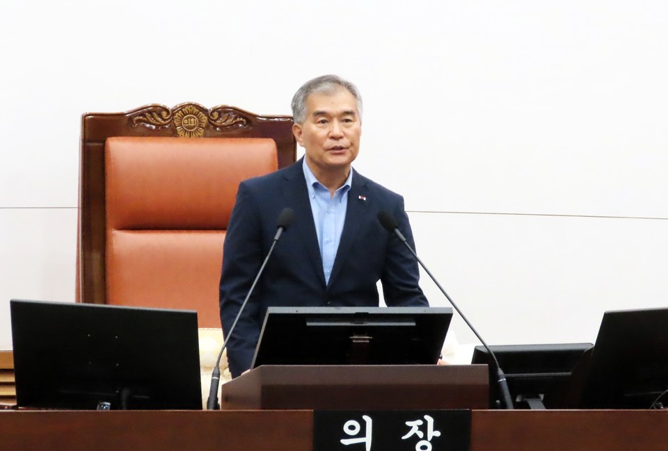 김현기 서울시의회 의장. 사진=손진석 기자