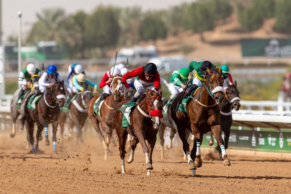 사우디아라비아 제5회 사우디컵 경마대회 참가자들이 경주를 진행하고 있다. 사진=사우디아라비아 문화부