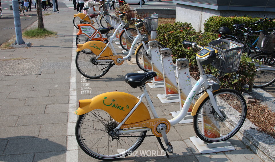 까오슝을 여행할 때 자전거가 편리하다. 사진=손진석 기자