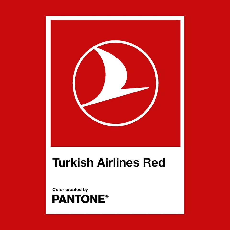 터키항공은 팬톤과 협업해  터키항공 레드를 선보였다. 사진=터키항공