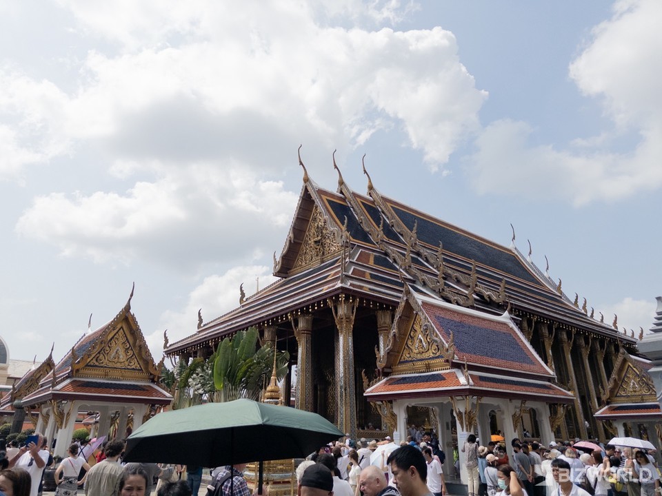 태국 방콕의 대표 문화 유산 '방콕 왕궁' 내 에메랄드 사원(왓 프라깨오) 전경. 태국=최상규 기자