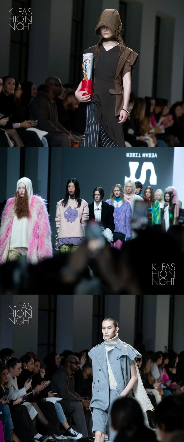 ㈔한국패션디자이너연합회(회장 명유석)가 주관한 ‘2024 K-패션 나이트’는 지난 파리패션위크 기간 중인 3월 4일 오후 7시에 개최됐다. 사진=한국패션디자이너연합회