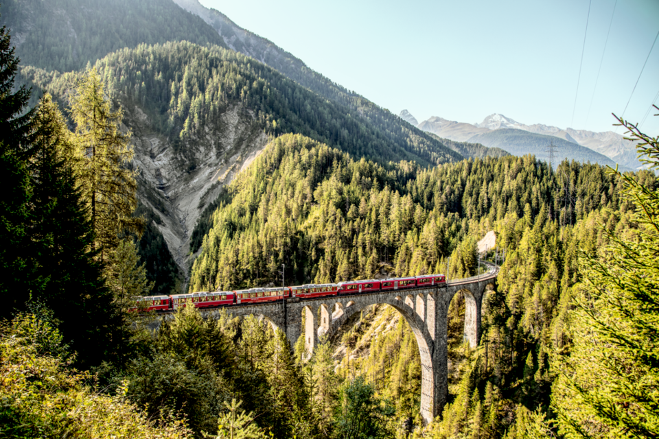 Davos Wiesen Bernina Express. 사진=스위스정부관광청