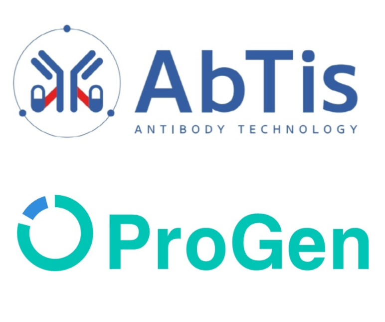 앱티스(위), 프로젠 로고. 사진=각 사.