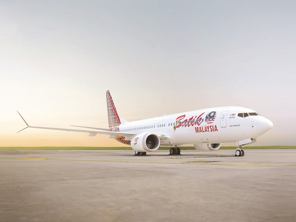 바틱에어 737-8 항공기. 사진=바틱에어 말레이시아.