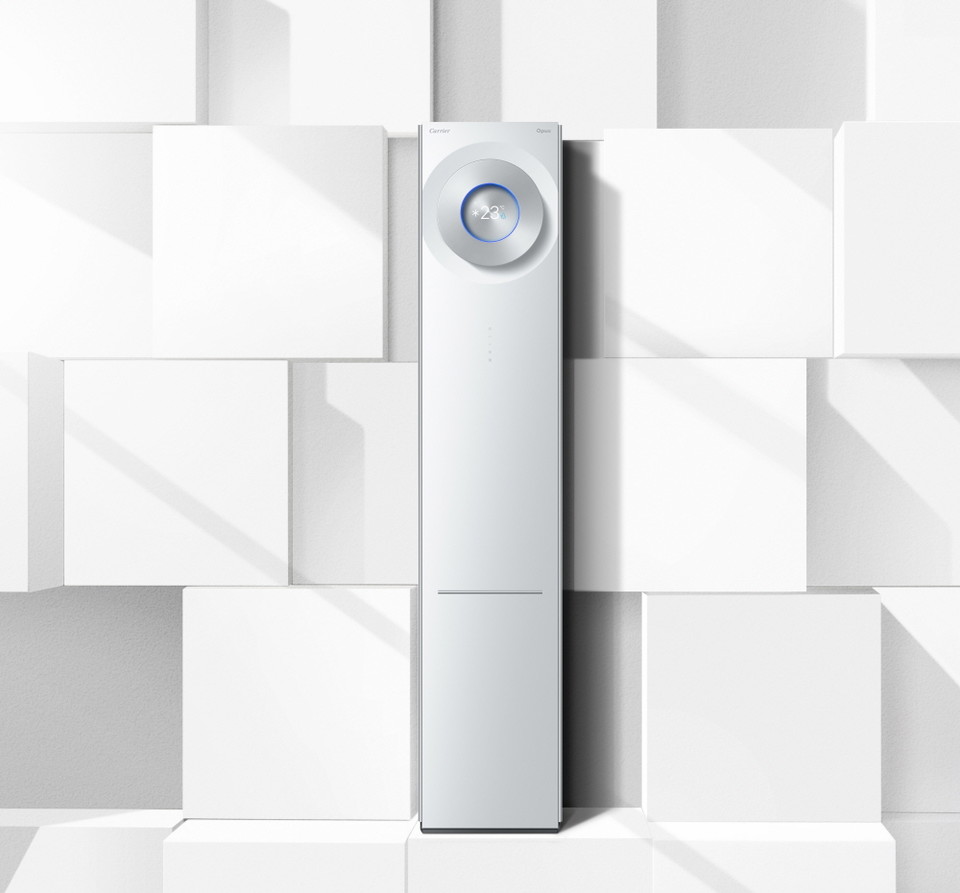 최근 AI 기술을 탑재한 에어컨에 소비자 관심이 높아지고 있다. 사진은 캐리어에어컨의 2024년형 '디오퍼스 플러스'의 모습. 사진=캐리어에어컨