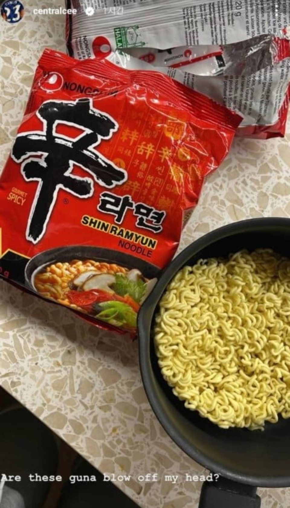 사진=센트럴 씨 SNS 캡처